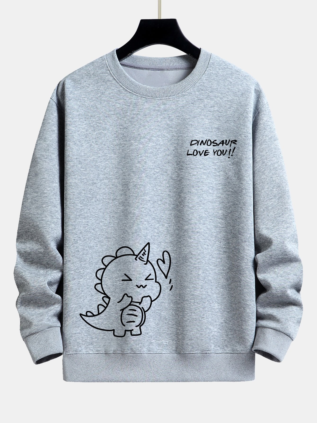 Dinosaurier Liebe Dich Relax Fit Sweatshirt - Image 5