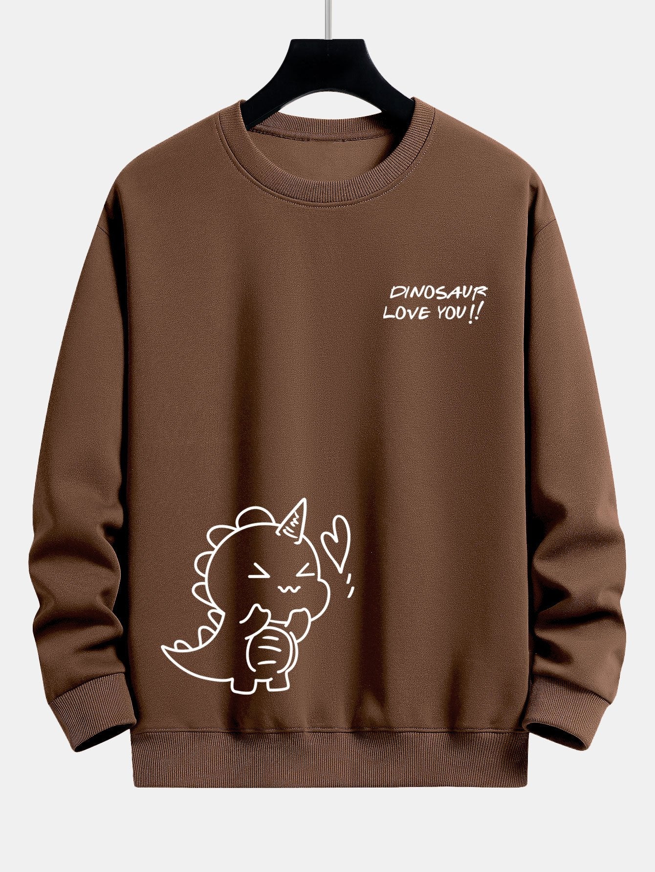 Dinosaurier Liebe Dich Relax Fit Sweatshirt - Image 8
