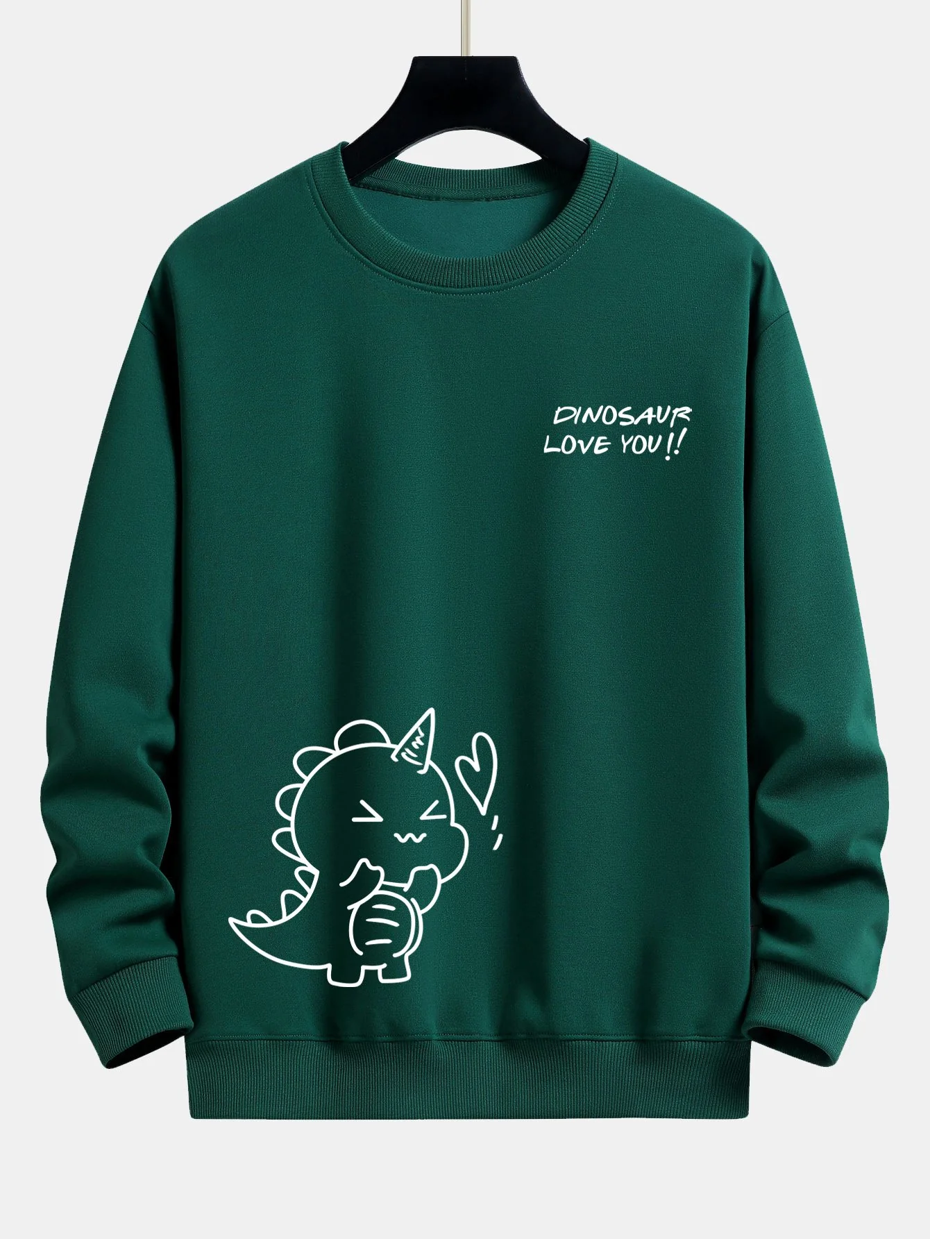 Dinosaurier Liebe Dich Relax Fit Sweatshirt - Image 9