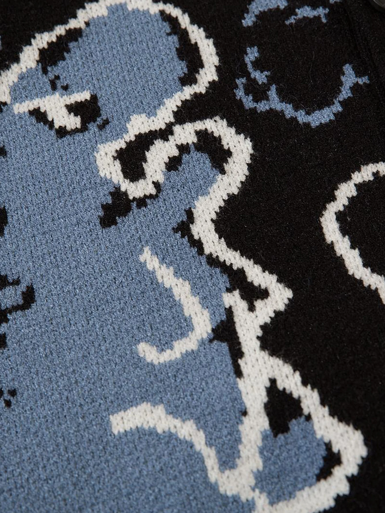 Dinosaurier-Print Strickjacke mit Knöpfen - Image 8