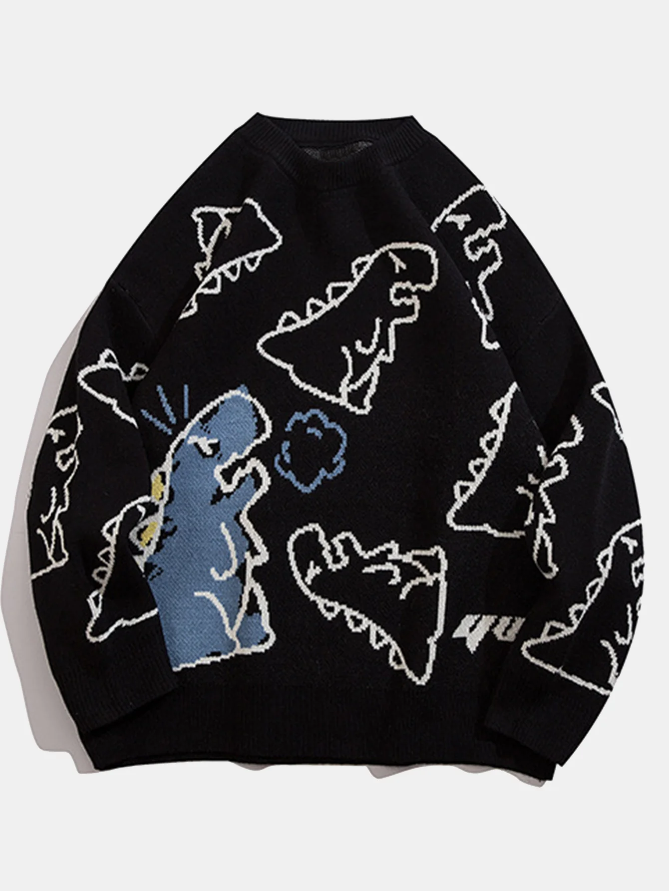 Pullover mit Rundhalsausschnitt und Dinosaurierdruck - Image 3