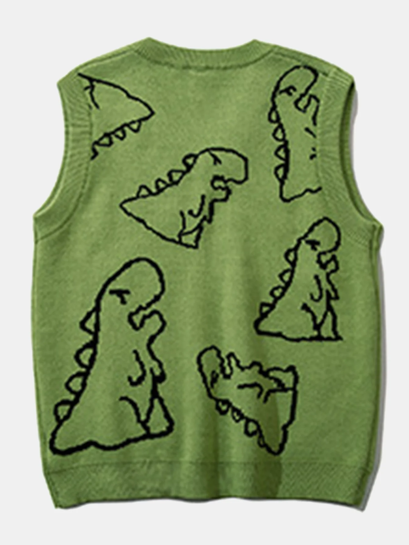 Dinosaurier bedruckte Strickweste - Image 2