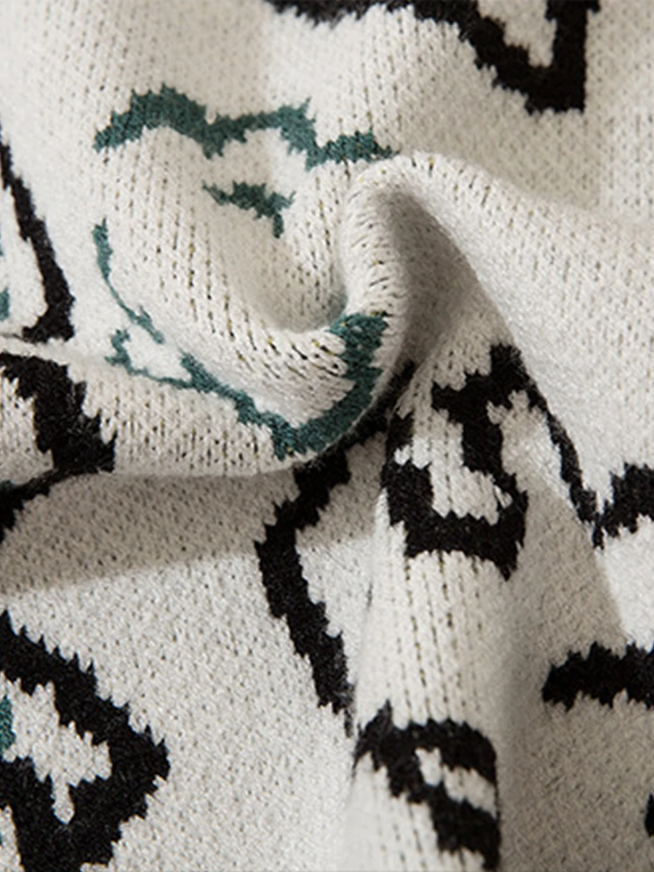 Dinosaurier bedruckte Strickweste - Image 8