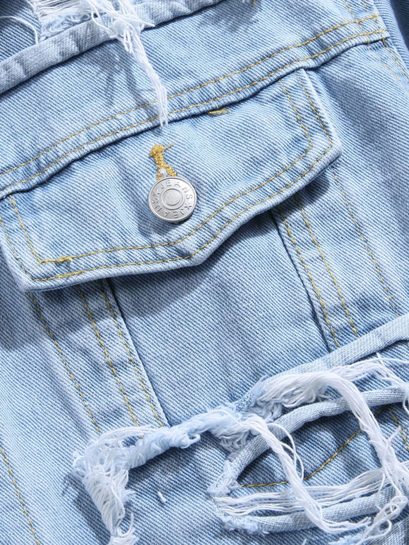 Abgenutzte Jeansjacke - Image 10
