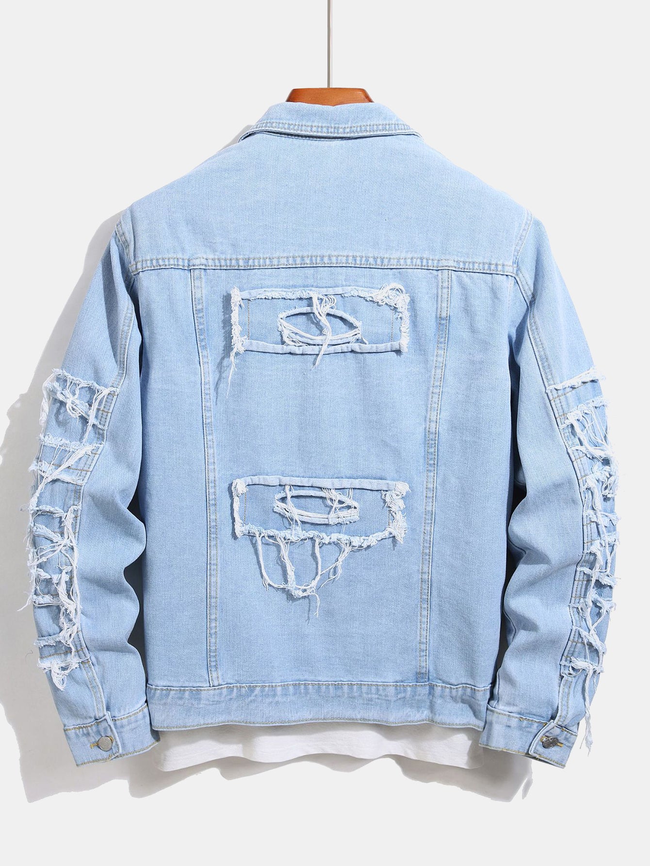 Abgenutzte Jeansjacke - Image 2