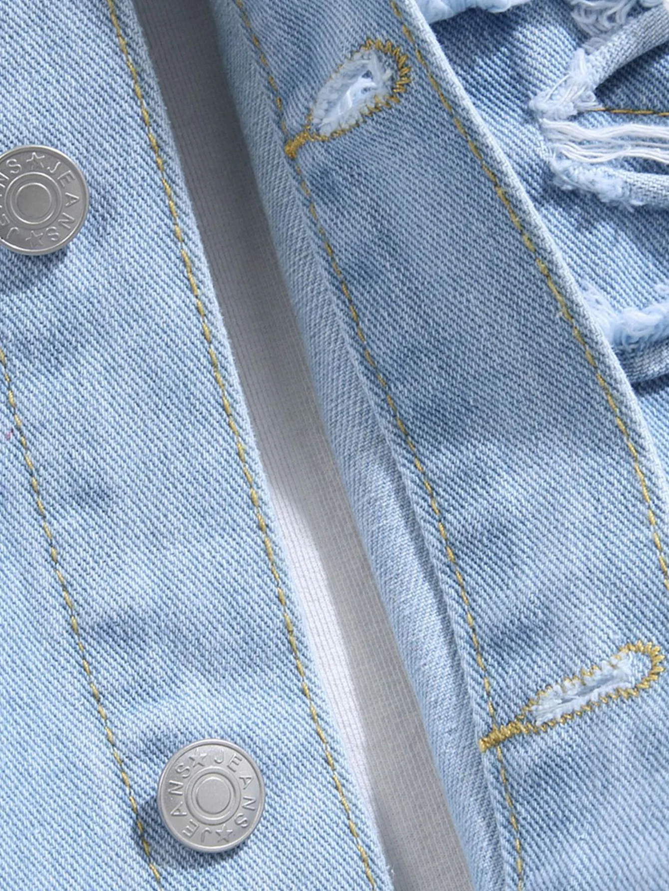 Abgenutzte Jeansjacke - Image 5