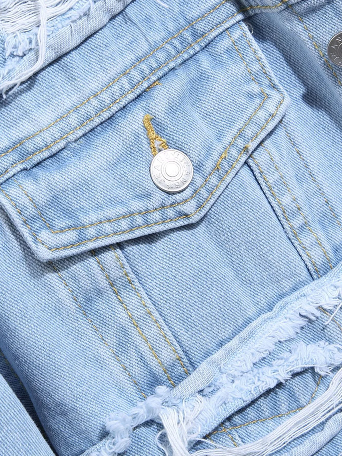 Abgenutzte Jeansjacke - Image 7