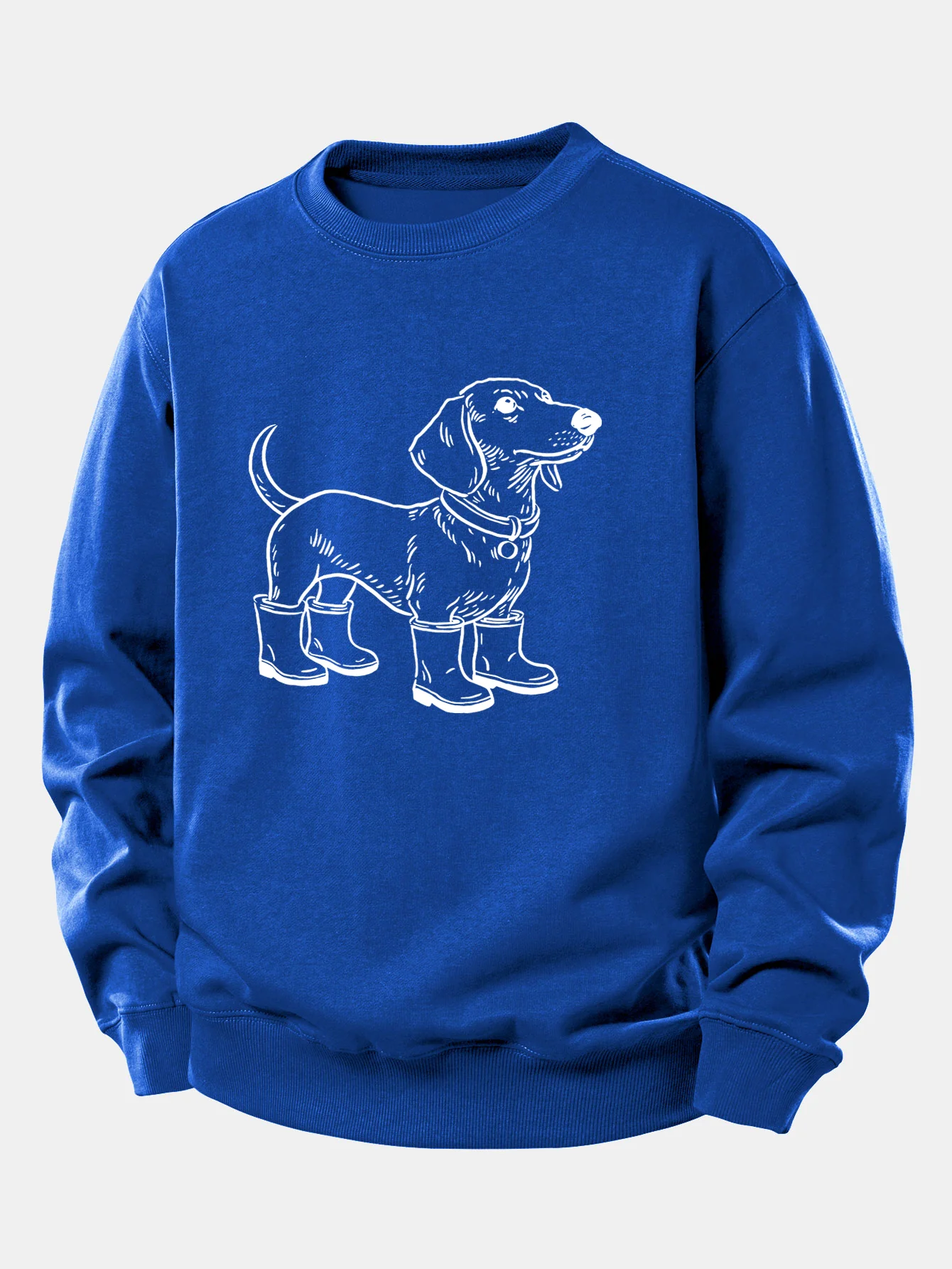 Dog In Boots Print Relax Fit Sweatshirt - Image 11
