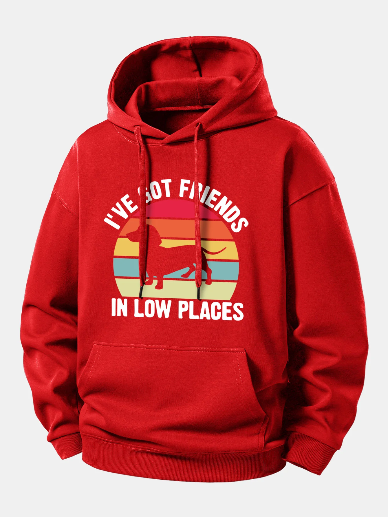 Dog Slogan Print Relax Fit Hoodie - Image 11