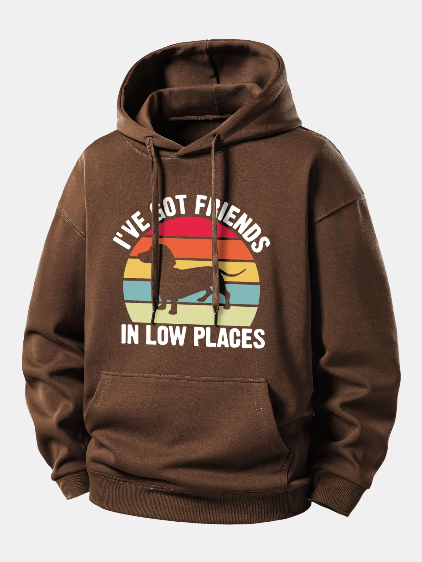 Dog Slogan Print Relax Fit Hoodie - Image 3