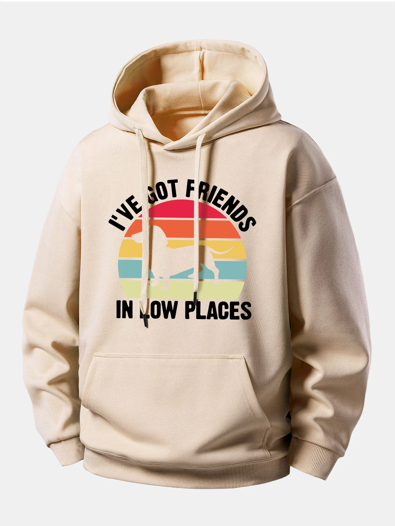 Dog Slogan Print Relax Fit Hoodie - Image 4