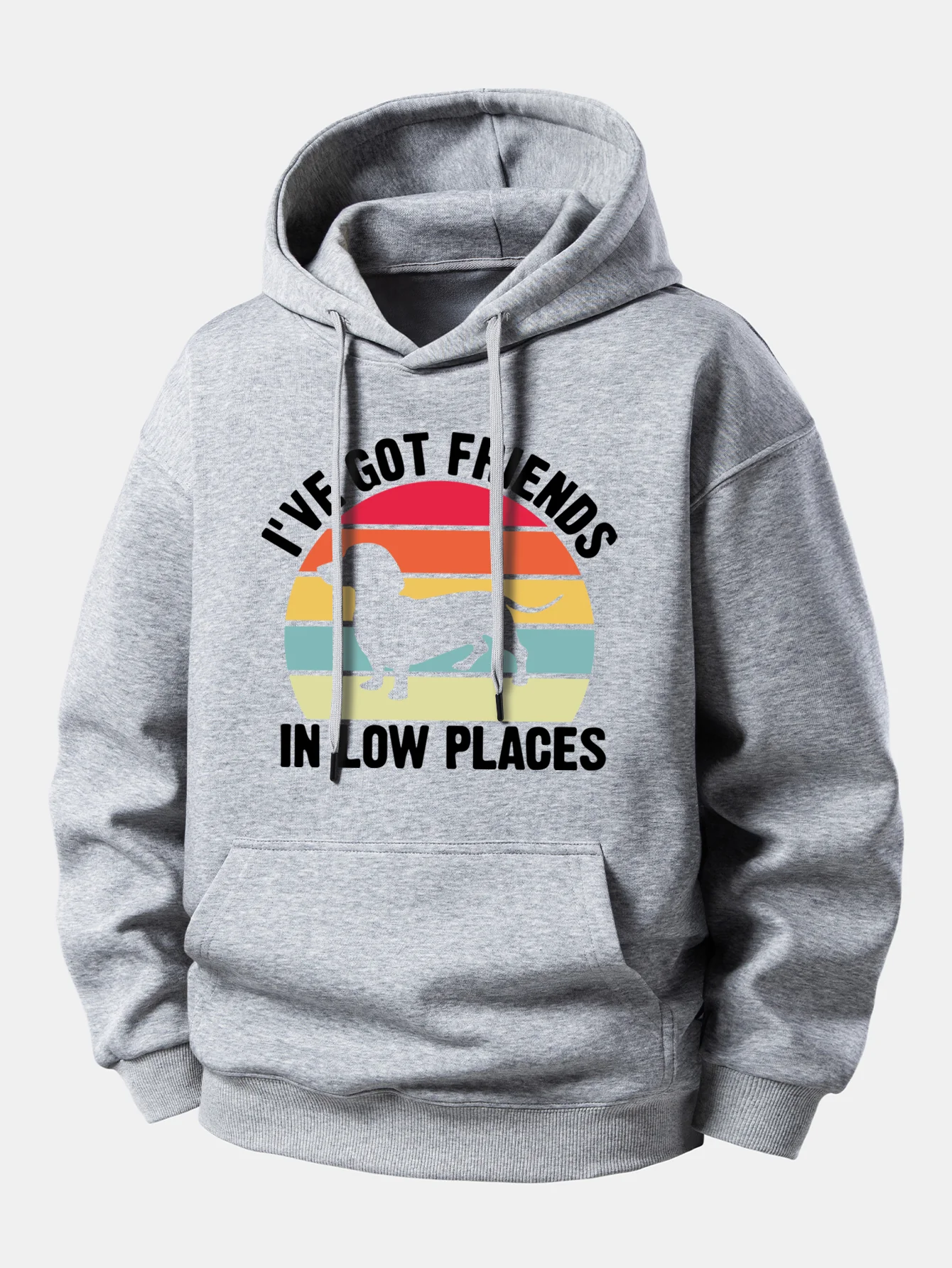 Dog Slogan Print Relax Fit Hoodie - Image 6
