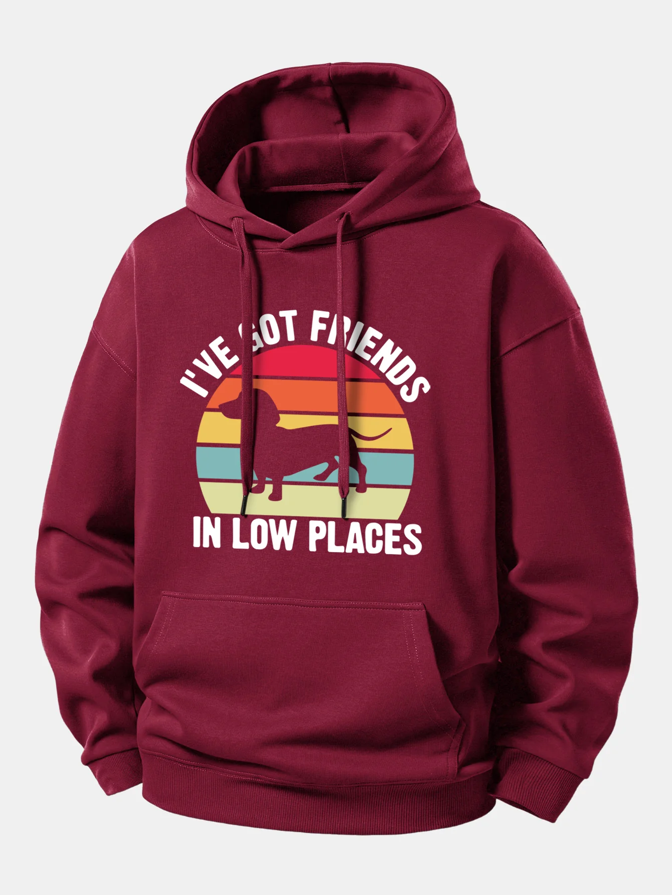 Dog Slogan Print Relax Fit Hoodie - Image 7