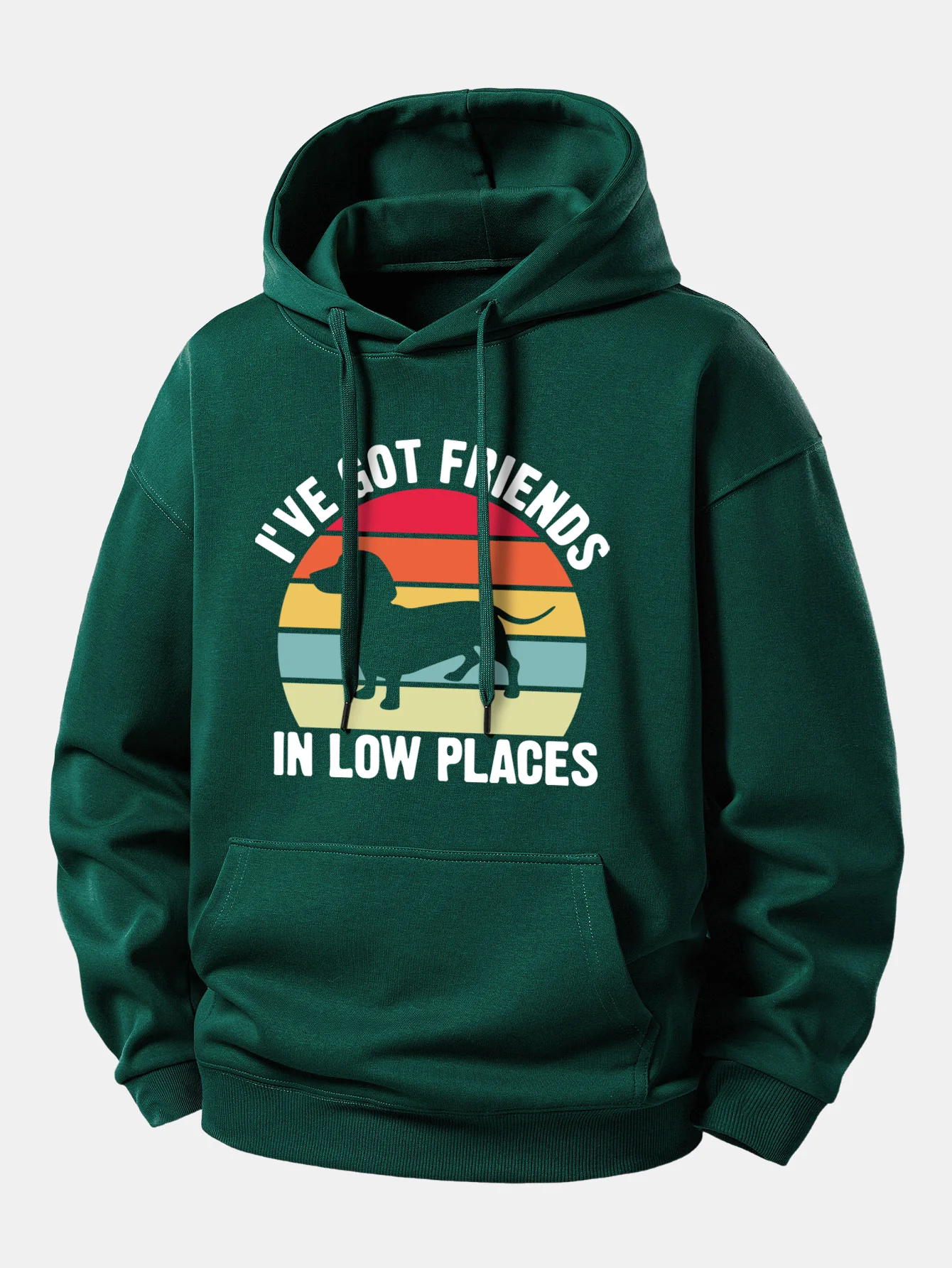 Dog Slogan Print Relax Fit Hoodie - Image 8