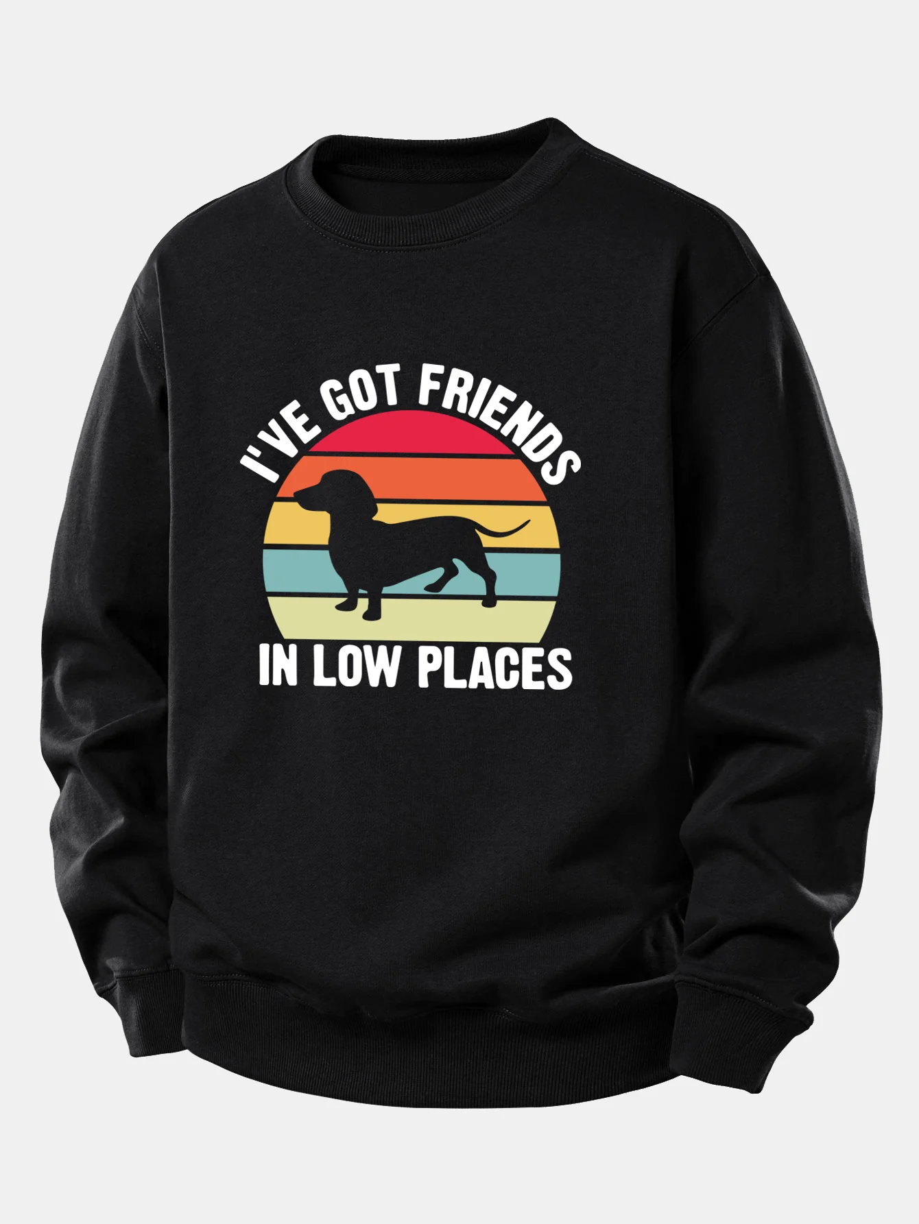 Dog Slogan Print Relax Fit Sweatshirt - Image 2
