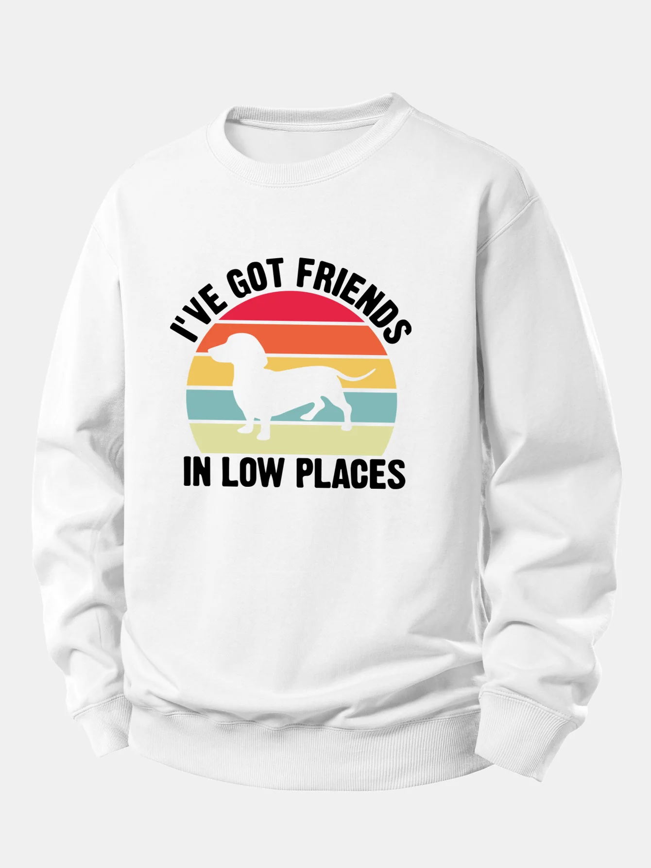 Dog Slogan Print Relax Fit Sweatshirt - Image 3