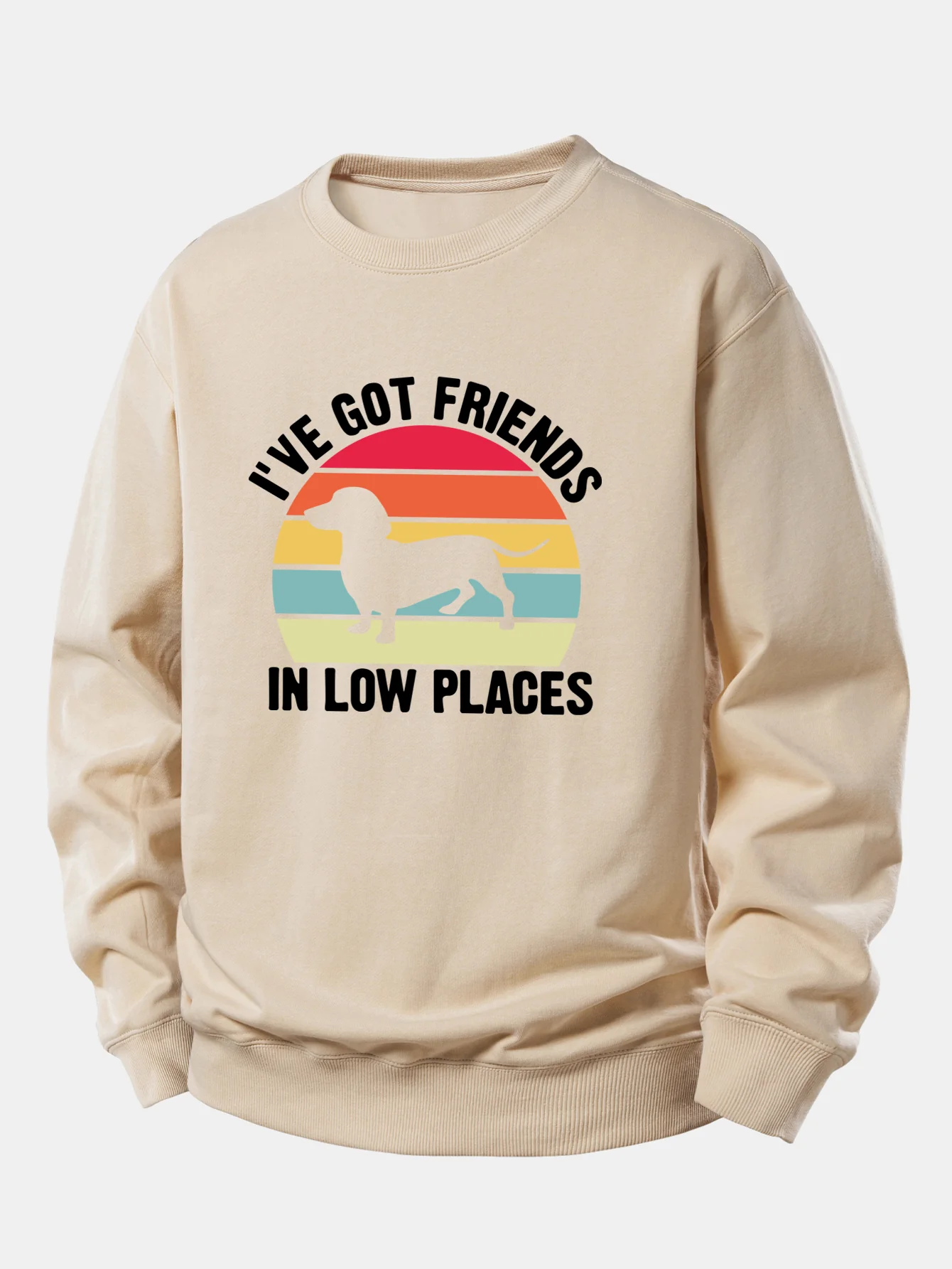 Dog Slogan Print Relax Fit Sweatshirt - Image 5