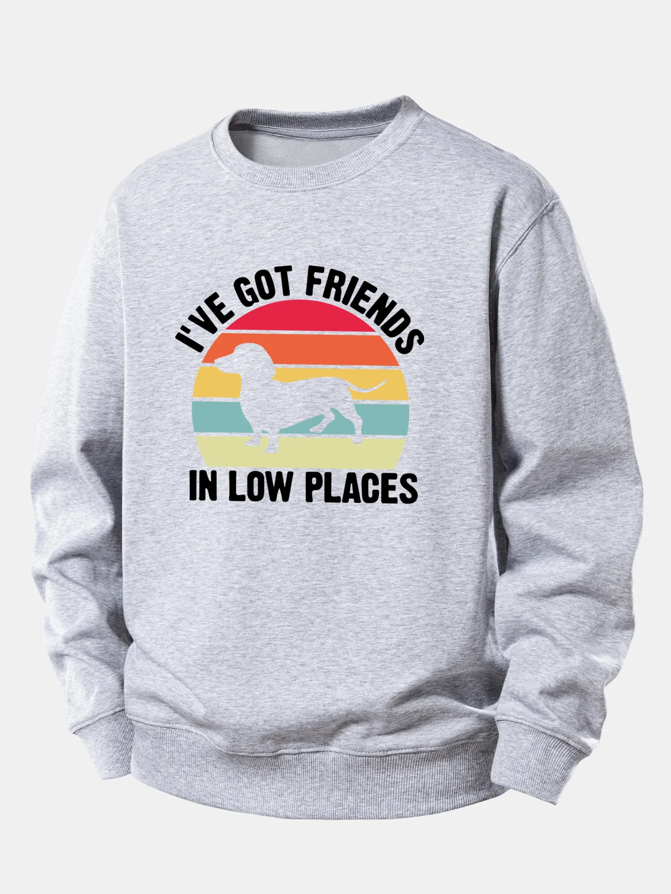 Dog Slogan Print Relax Fit Sweatshirt - Image 6