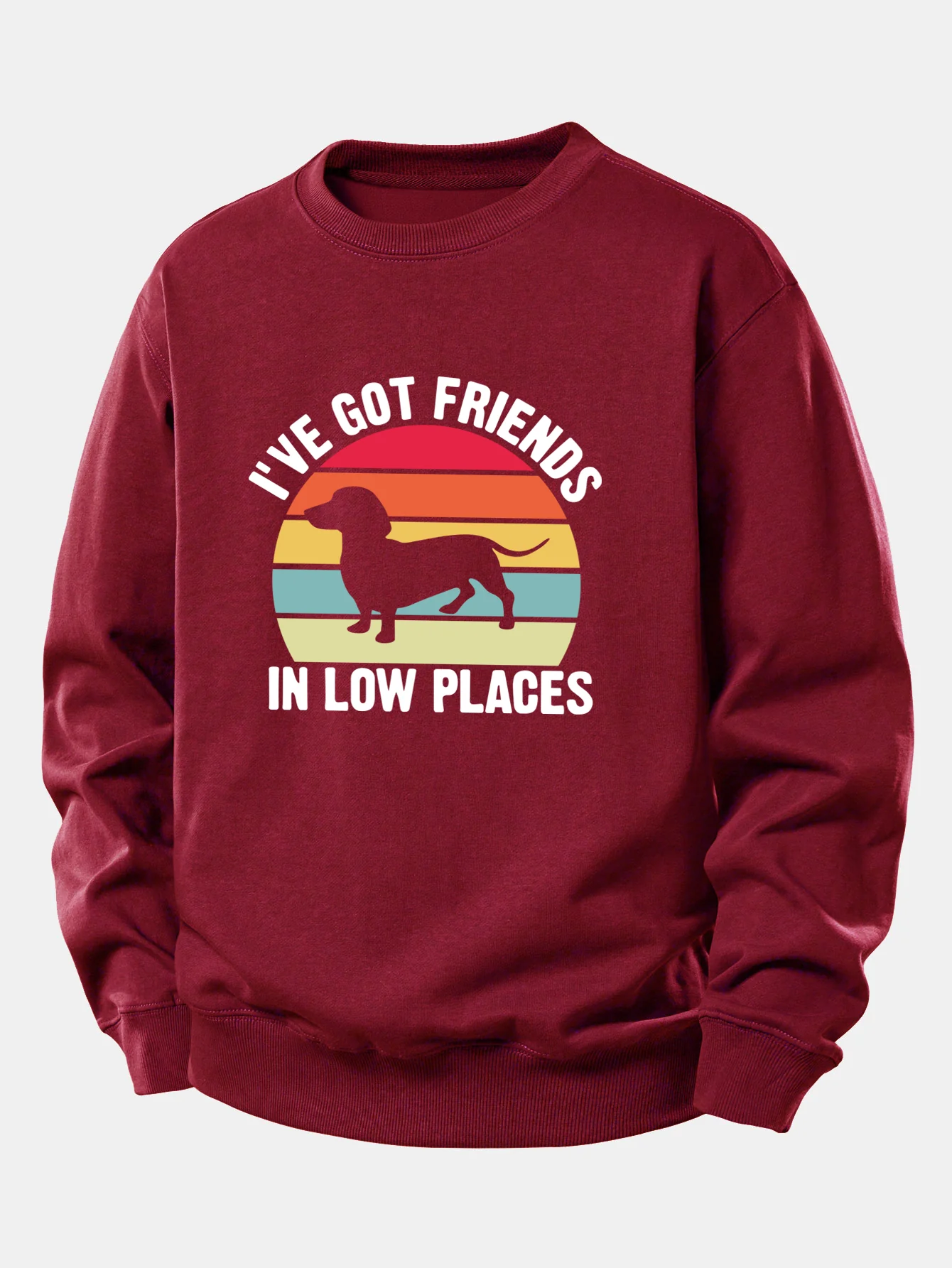 Dog Slogan Print Relax Fit Sweatshirt - Image 7