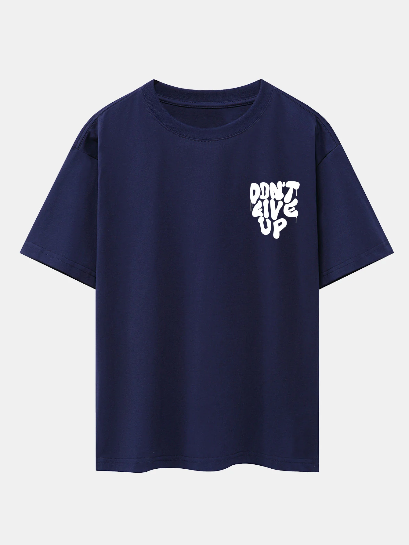 Nicht Aufgeben Print Drop Shoulder Oversize T-Shirt - Image 24