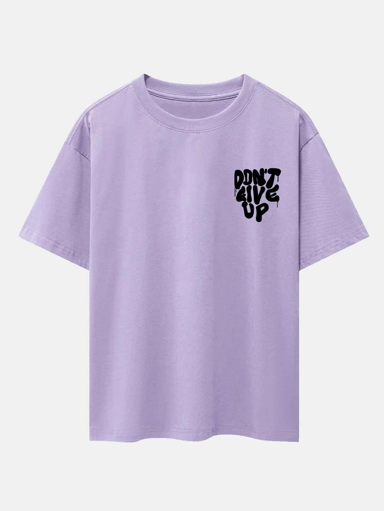 Nicht Aufgeben Print Drop Shoulder Oversize T-Shirt - Image 26