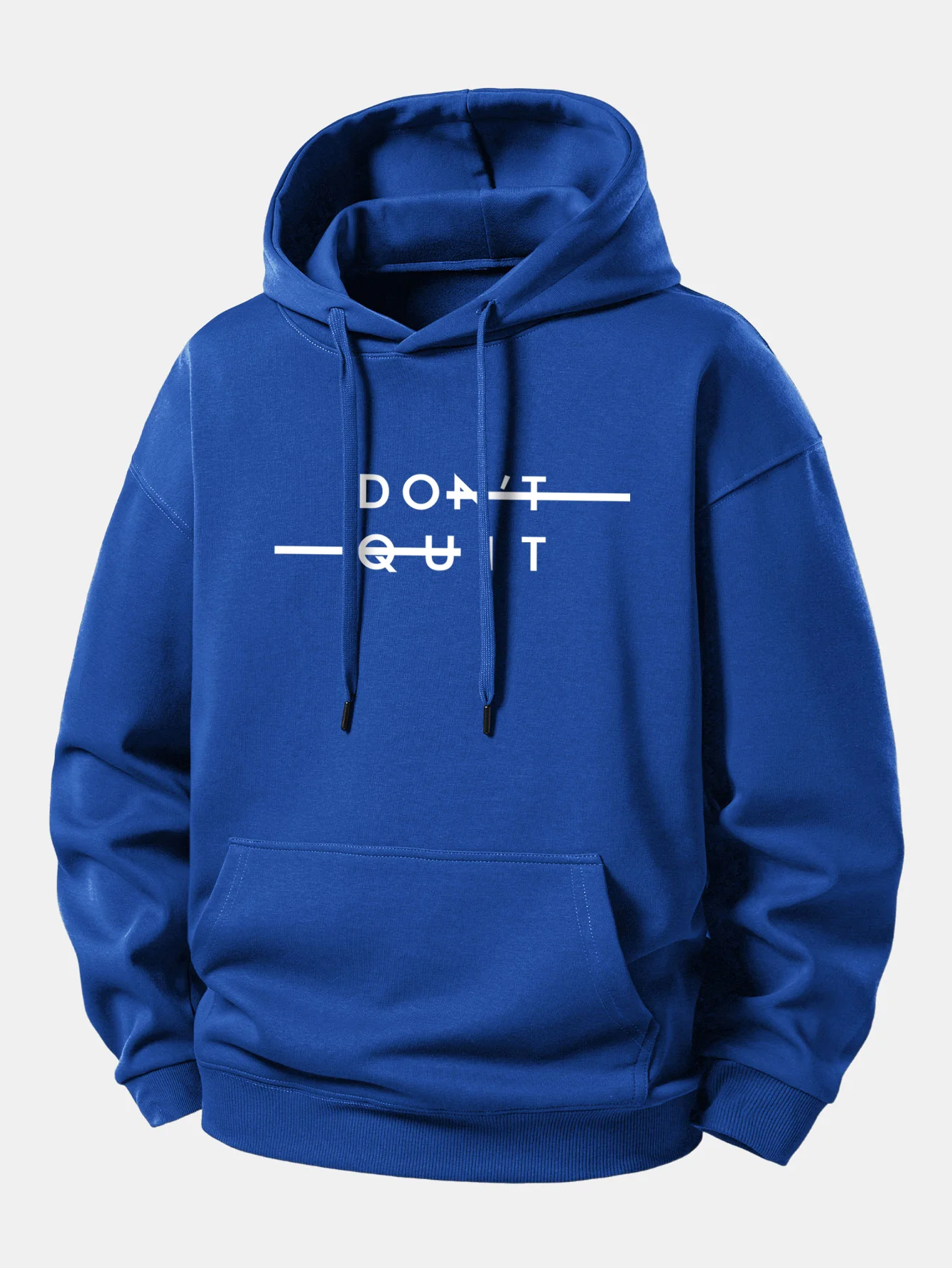 Don't Quit Print Relax Fit Hoodie - Image 10