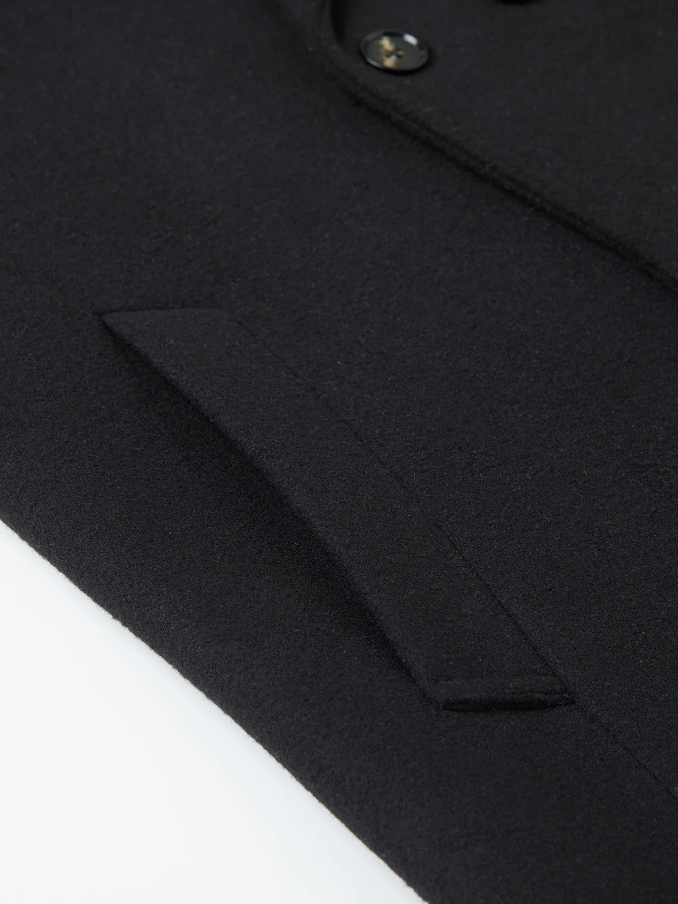 Double Breasted Wool Overcoat - Image 11