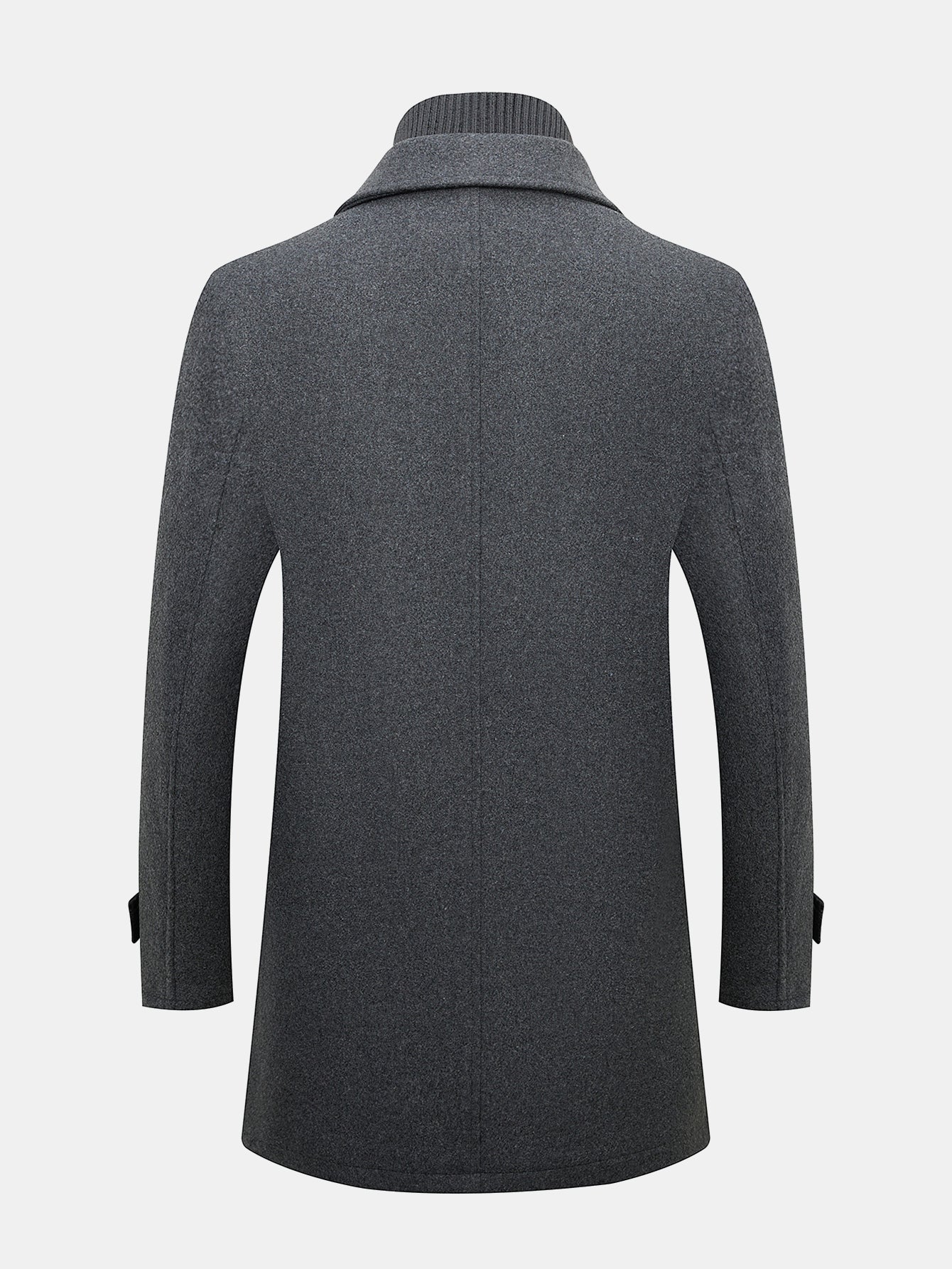 Double Breasted Wool Overcoat - Image 6