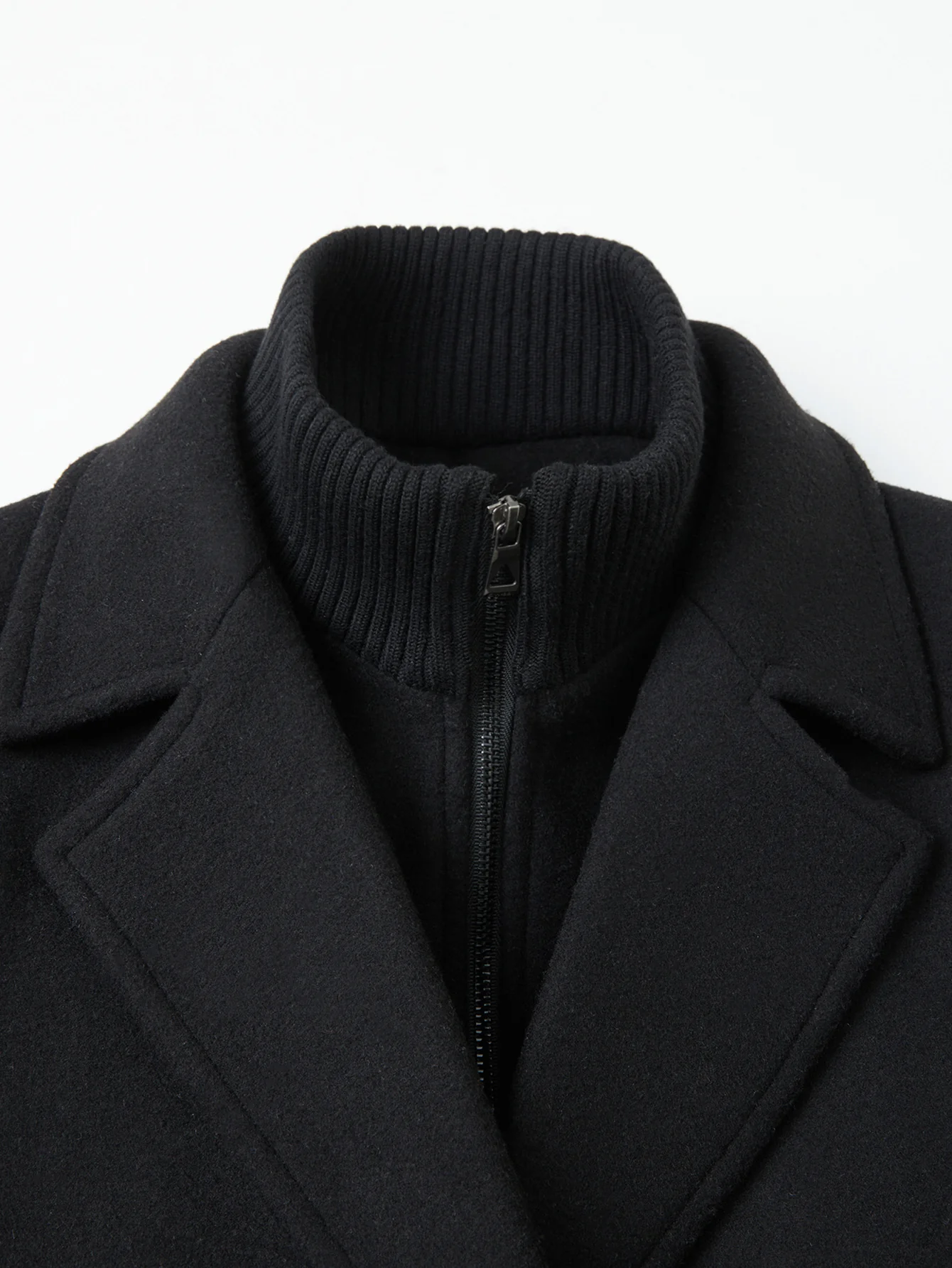 Double Breasted Wool Overcoat - Image 7