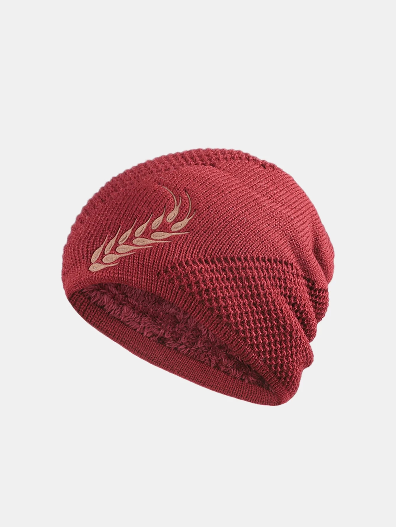 Double-Layer Thick Winter Knit Beanie Hat Skull Cap For Men And Women - Image 4