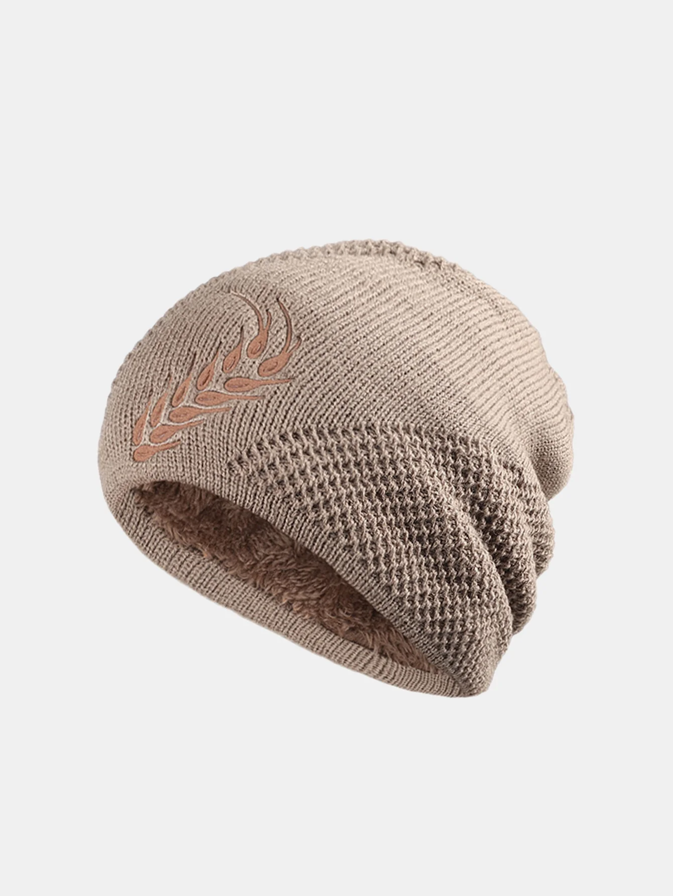 Double-Layer Thick Winter Knit Beanie Hat Skull Cap For Men And Women - Image 5