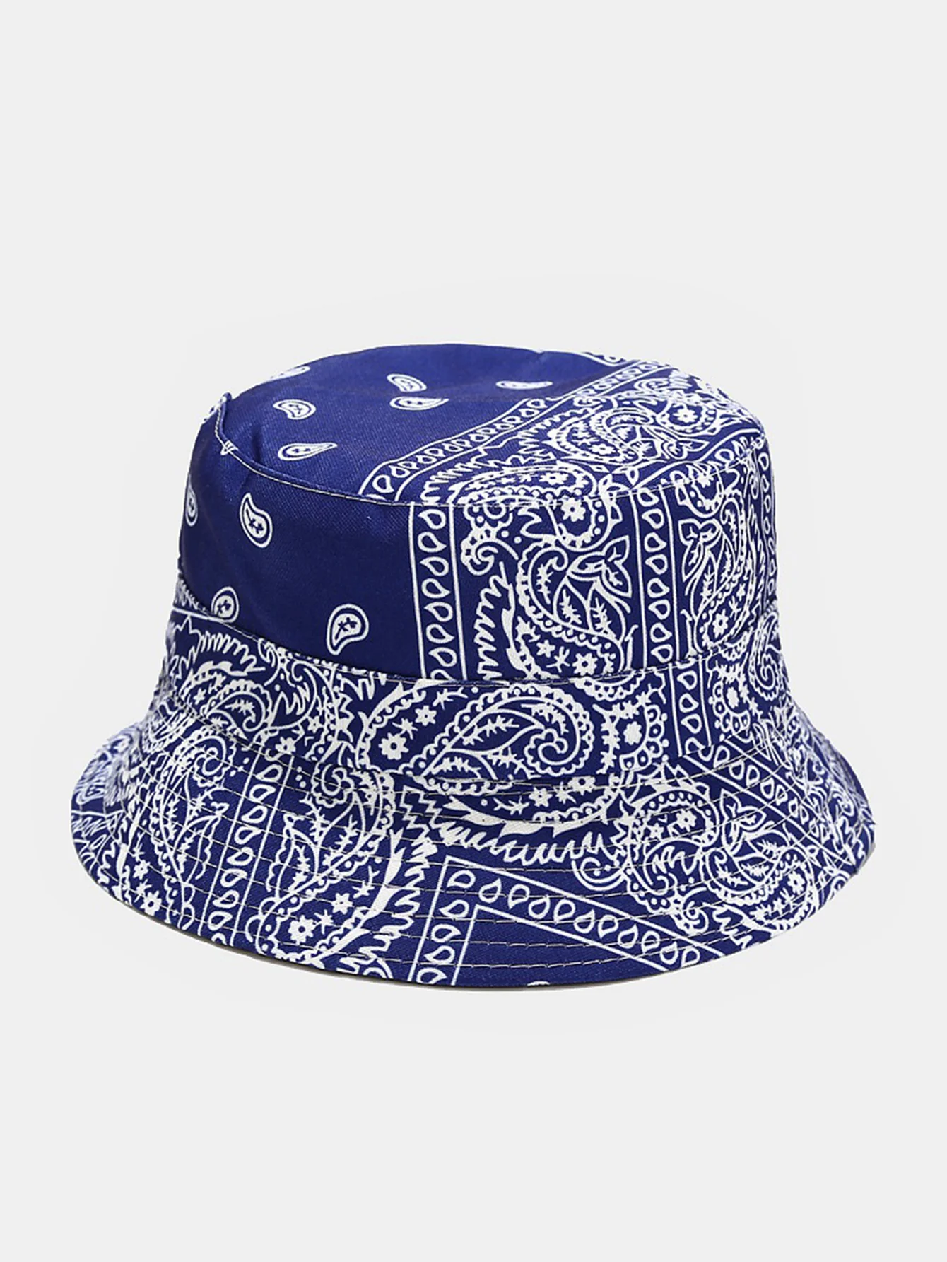 Doppelseitiger Wendbarer Paisley-Print Bucket Hat - Image 2