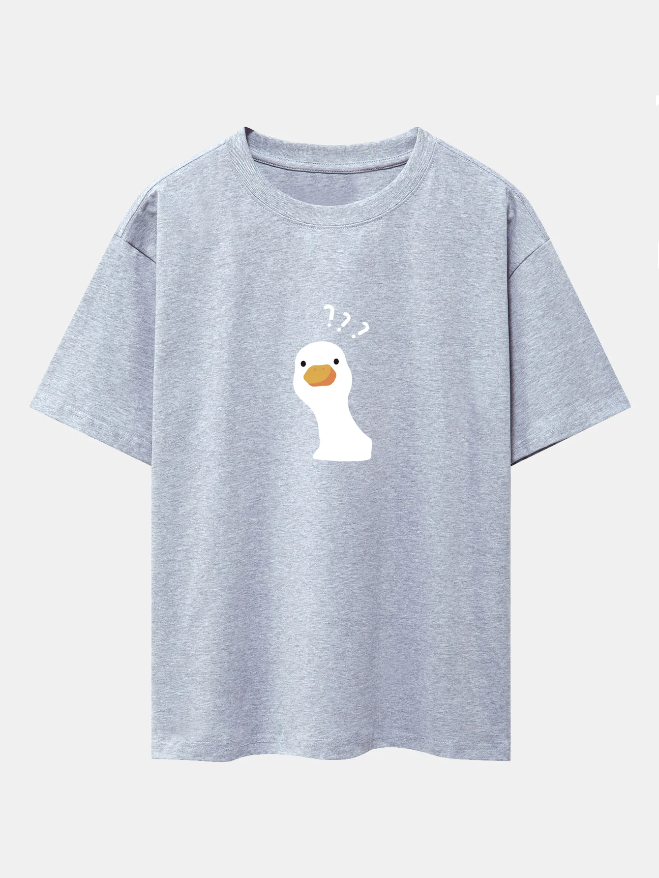 Zweifelhafte Gans Print Drop-Shoulder Oversize T-Shirt - Image 14