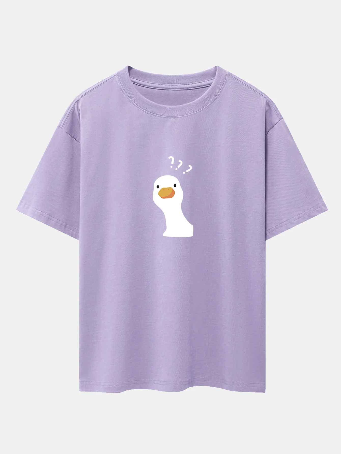Zweifelhafte Gans Print Drop-Shoulder Oversize T-Shirt - Image 5