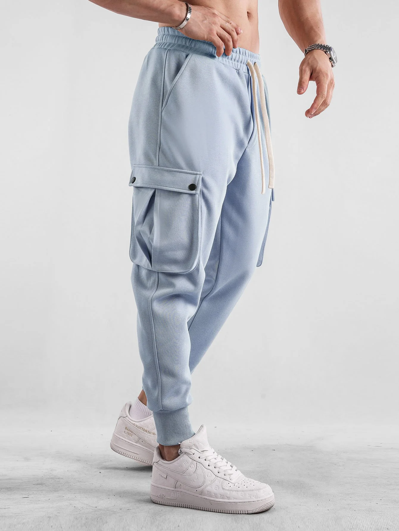 Kordelzug Cargo Jogger-Hosen - Image 10
