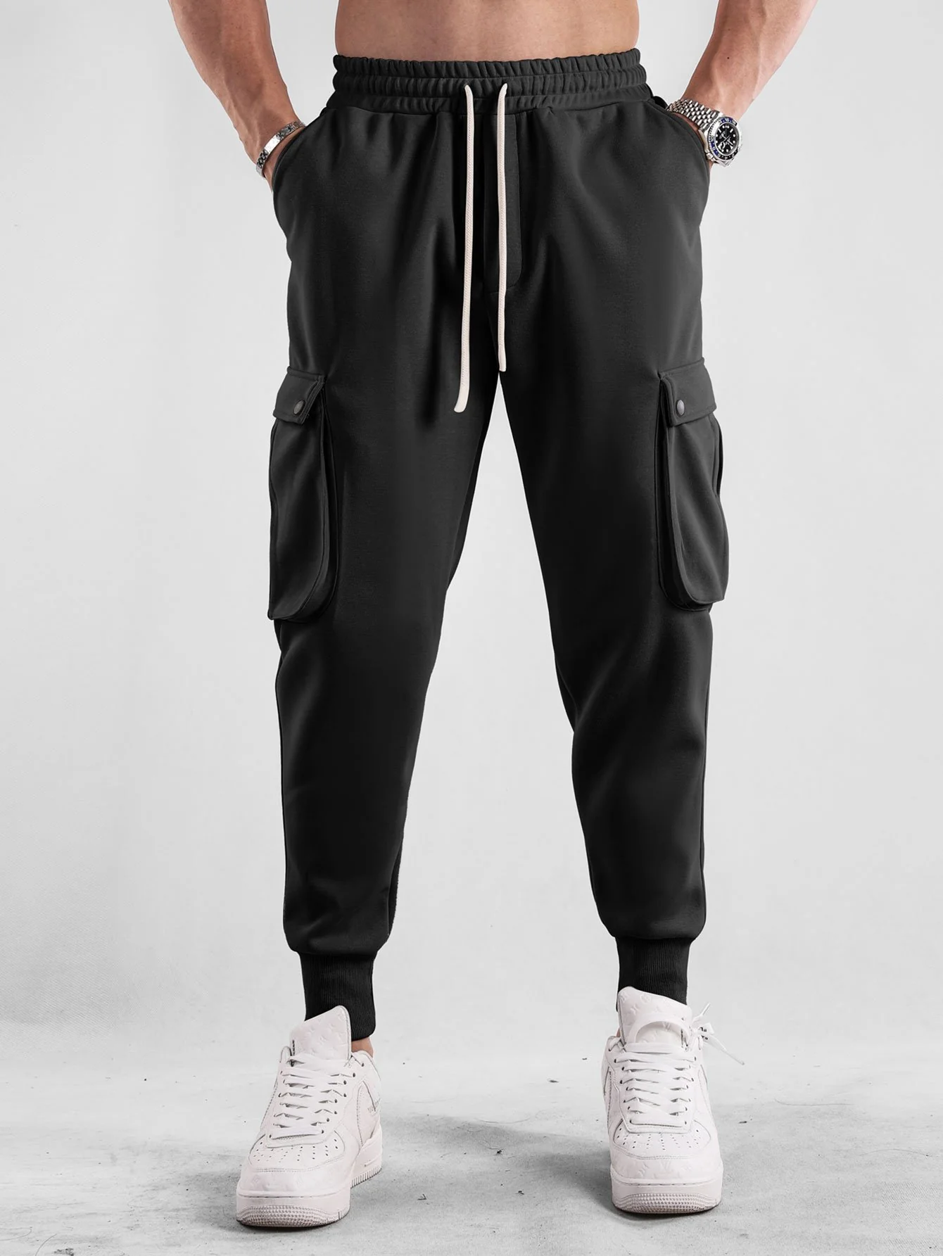 Kordelzug Cargo Jogger-Hosen - Image 5