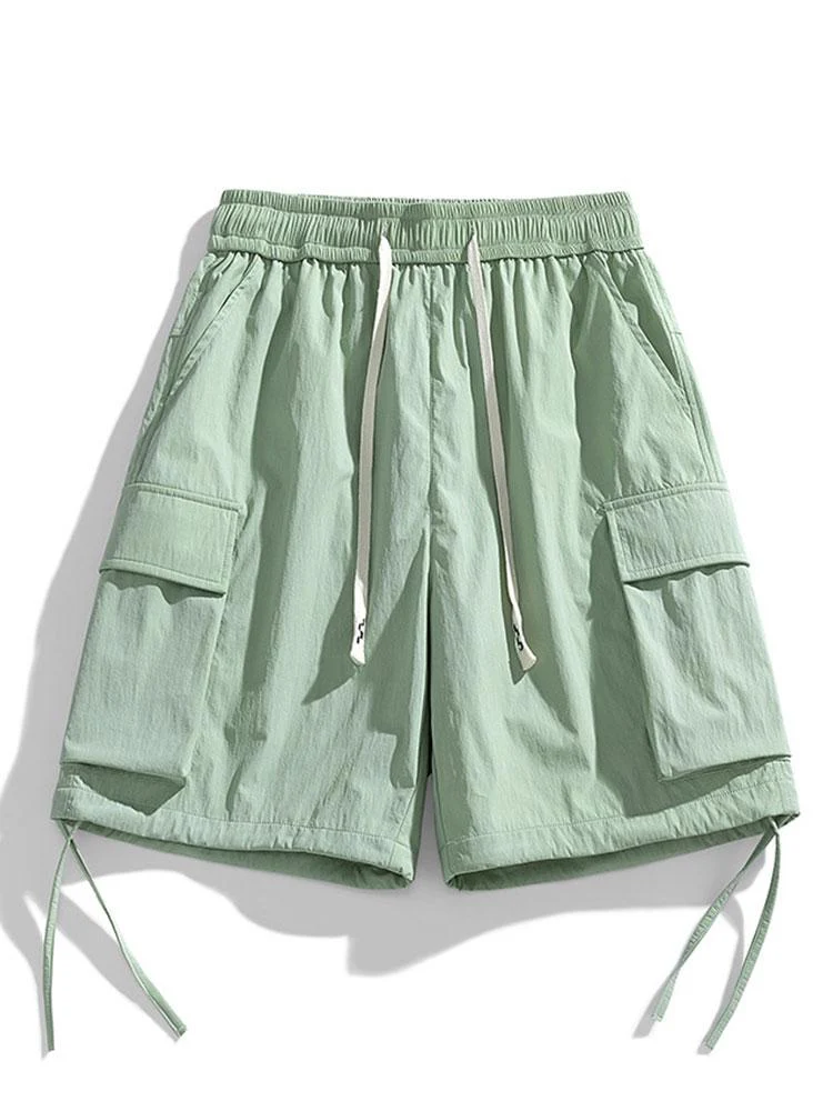 Kordelzug Saum Cargo-Shorts - Image 2