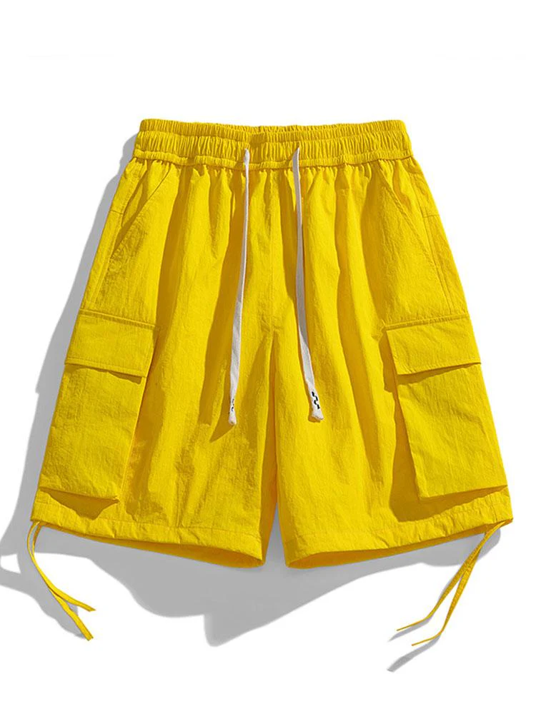 Kordelzug Saum Cargo-Shorts - Image 3