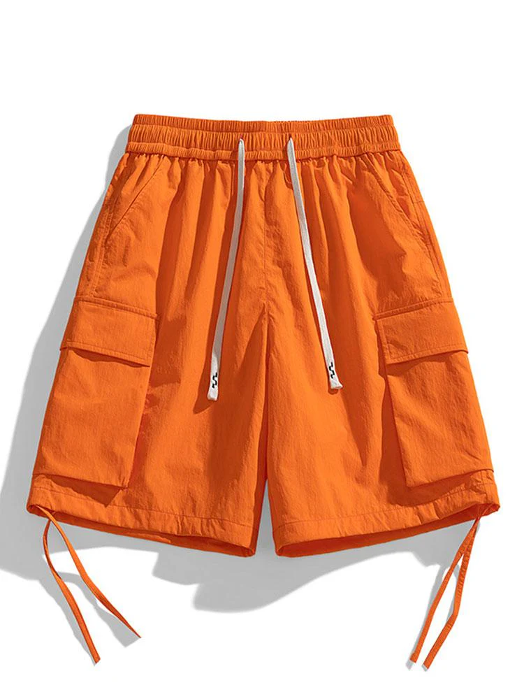 Kordelzug Saum Cargo-Shorts - Image 4