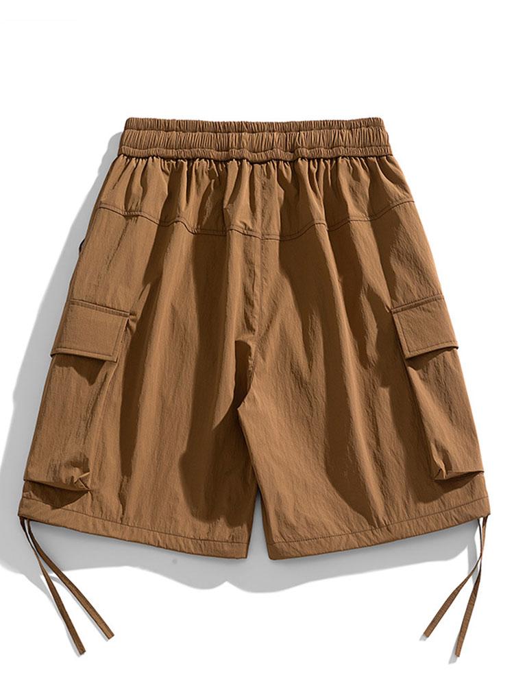 Kordelzug Saum Cargo-Shorts - Image 9
