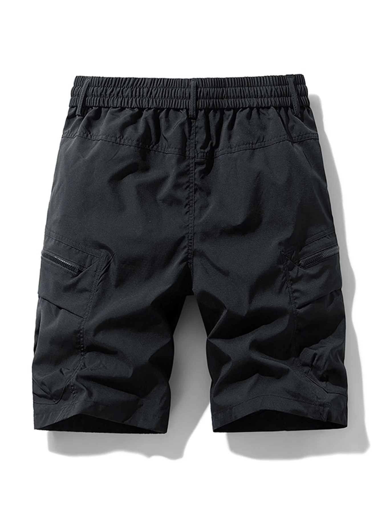 Drawstring Nylon Cargo Shorts - Image 6