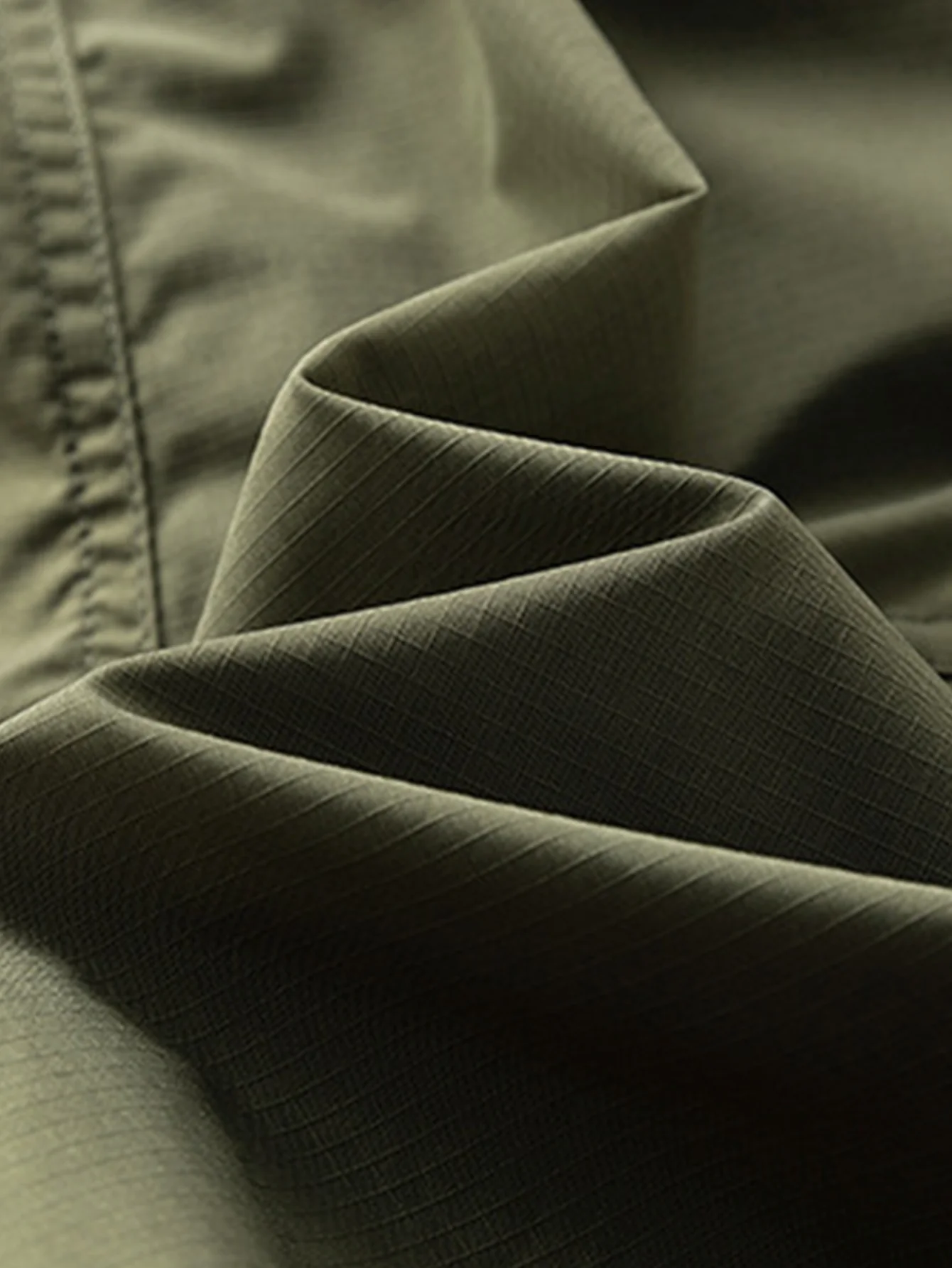 Drawstring Nylon Cargo Shorts - Image 9