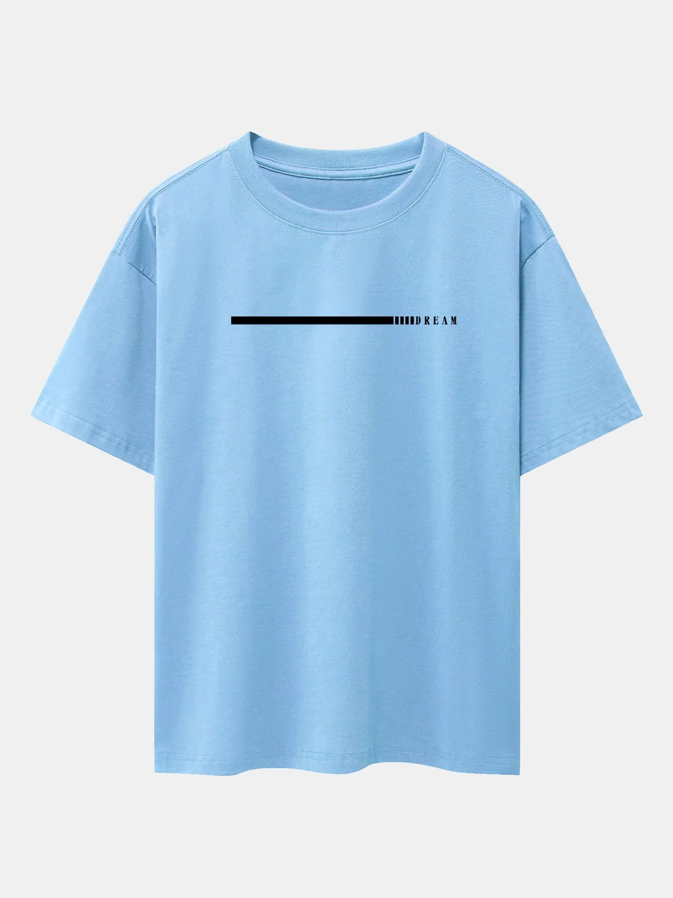 Dream Slogan Print Drop Shoulder Oversize T-Shirt - Image 14