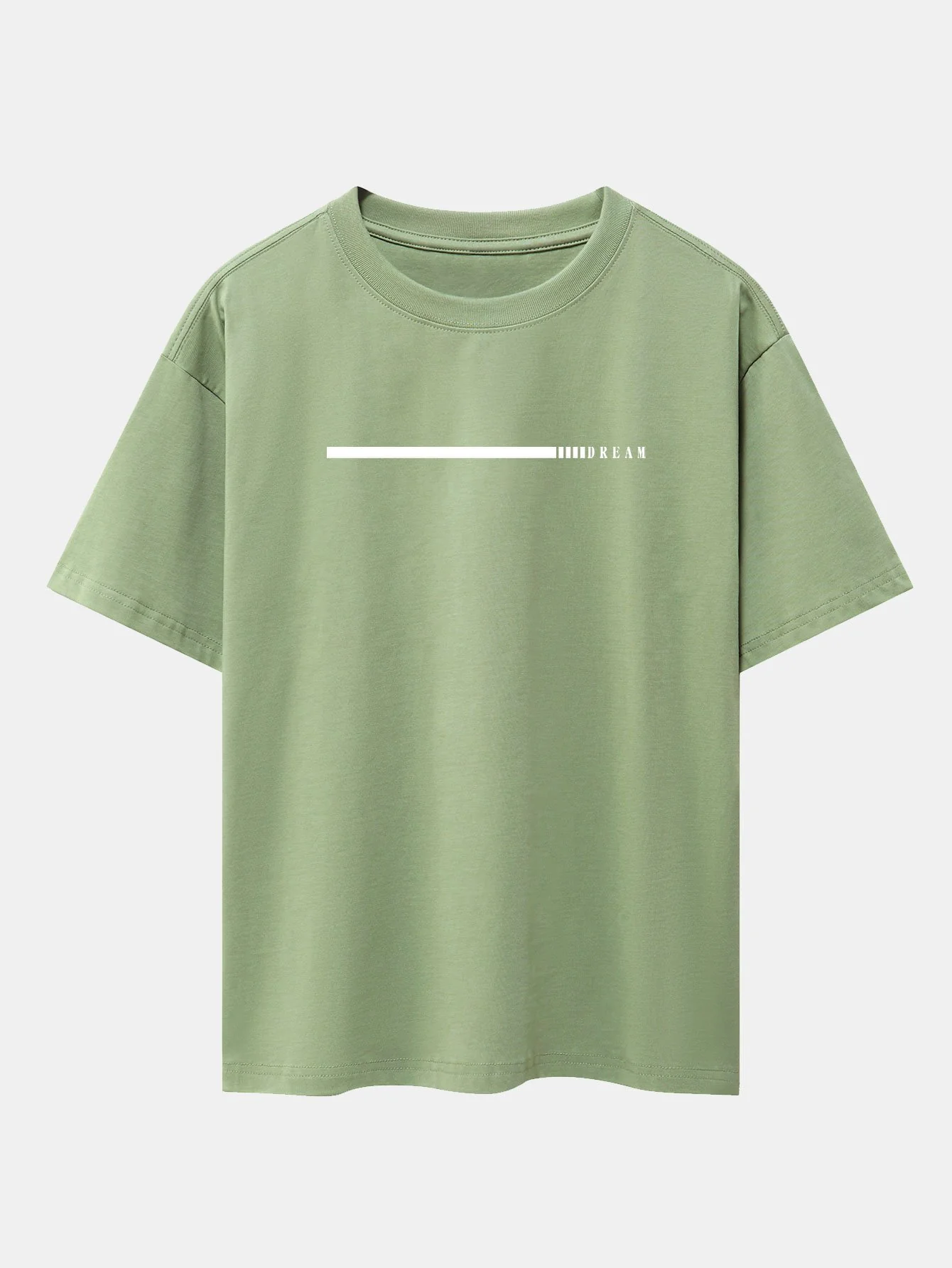 Dream Slogan Print Drop Shoulder Oversize T-Shirt - Image 6