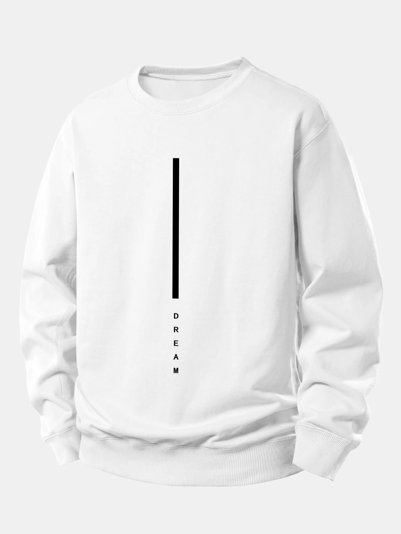 Dream Streifenmuster Relax Fit Sweatshirt - Image 2