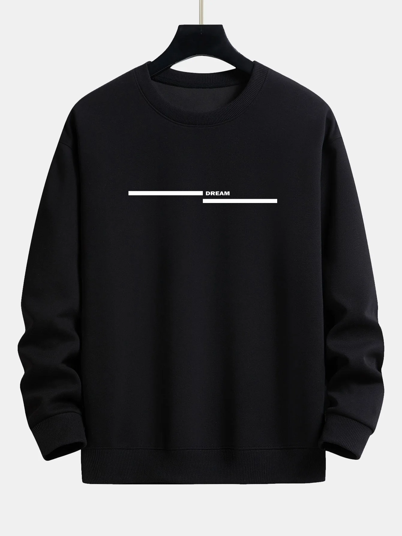 Traum Streifen Druck Relaxed Fit Sweatshirt