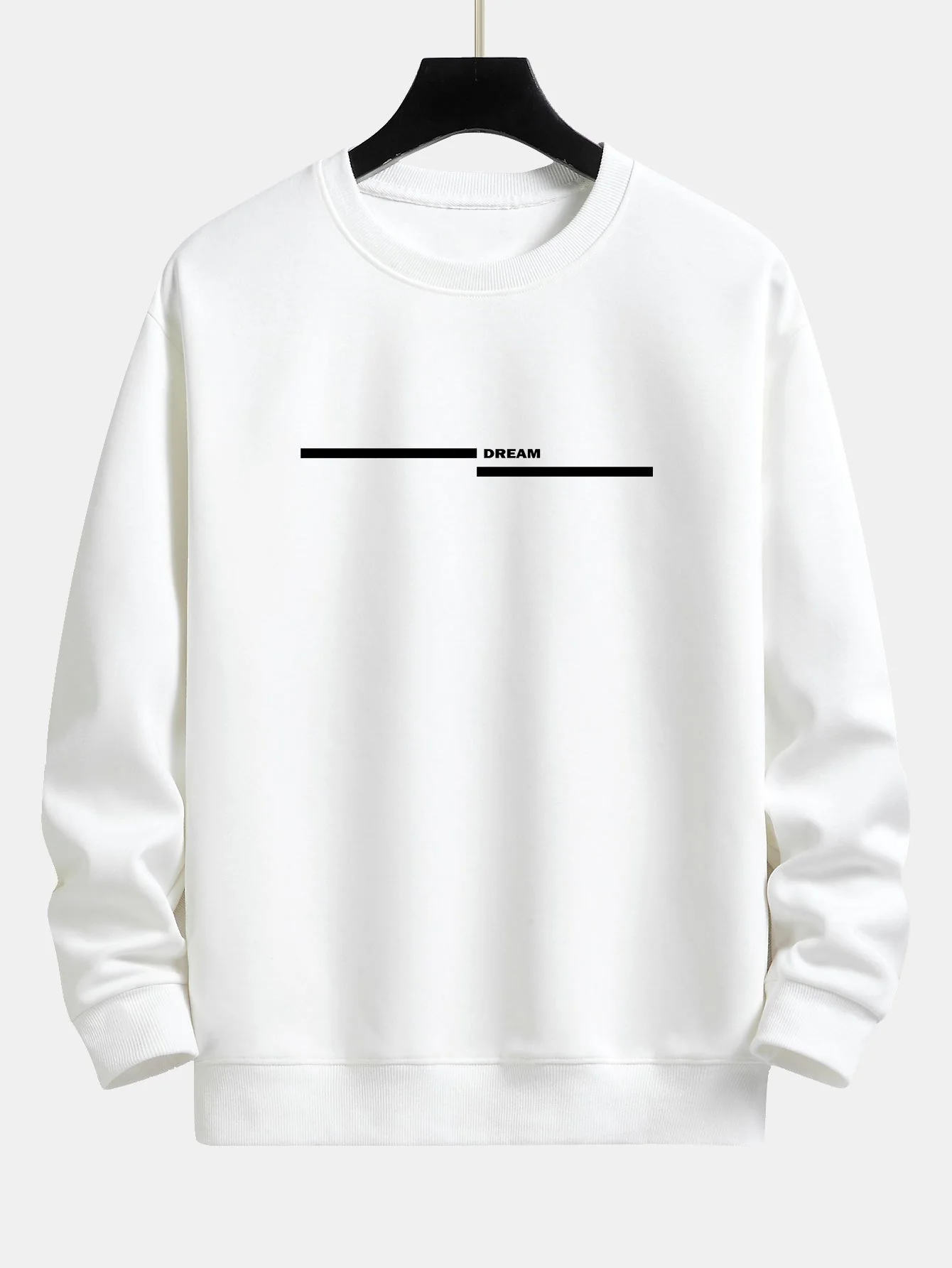 Traum Streifen Druck Relaxed Fit Sweatshirt - Image 2