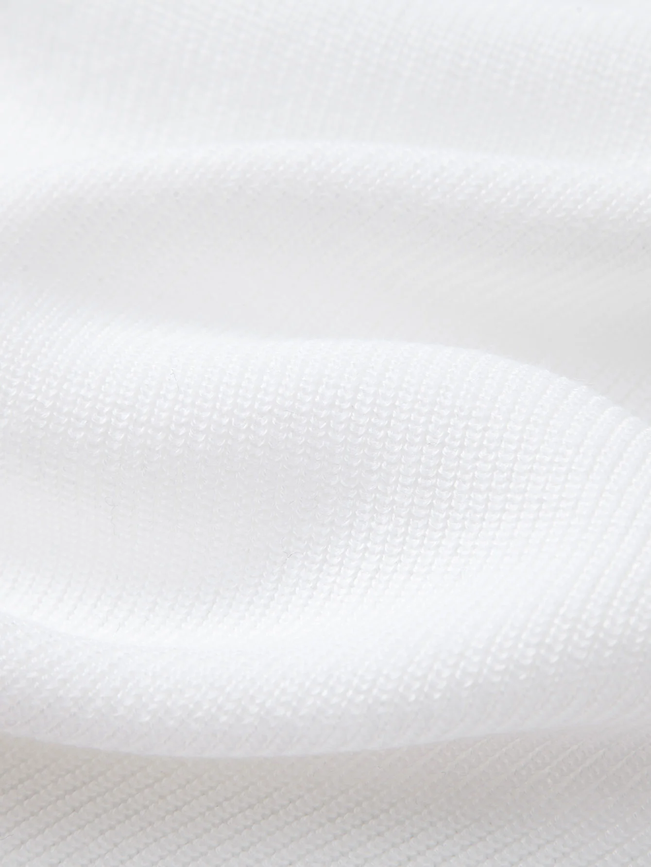 Drop-Shoulder Strick V-Ausschnitt T-Shirt - Image 8