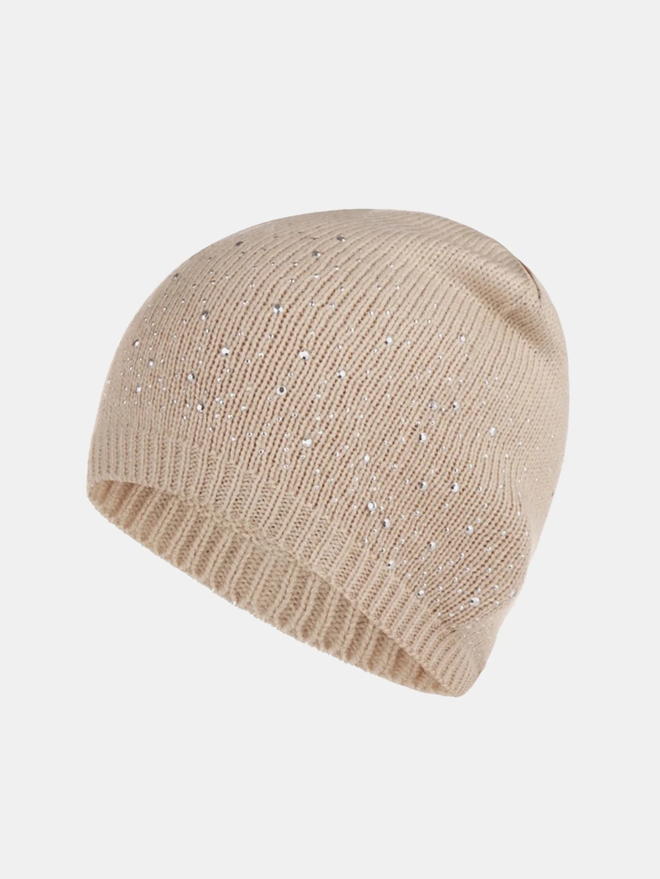 Dual-Sided Sparkling Rhinestone Fashionable Beanie Hat - Image 6