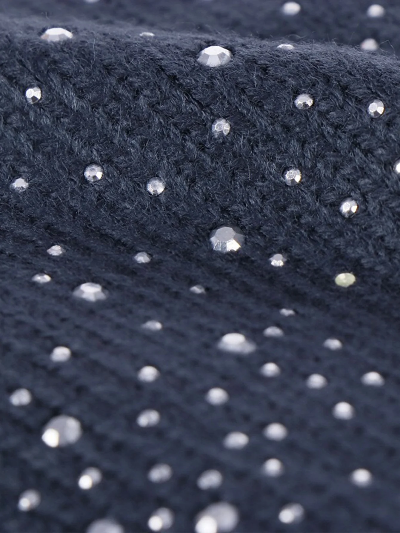 Dual-Sided Sparkling Rhinestone Fashionable Beanie Hat - Image 7